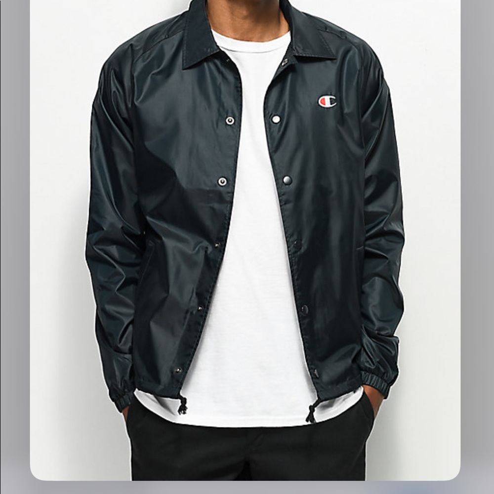 Wind breaker feel track no hoodie jacket champion